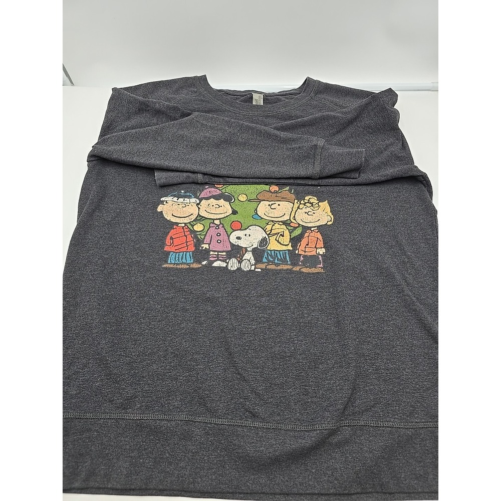Instant Message Charlie‎ Brown Nostalgia Retro Christmas Sweater Women's 1XW - Picture 5 of 12